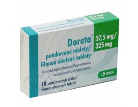 Doreta 37.5 mg. / 325 mg. 10 tablets