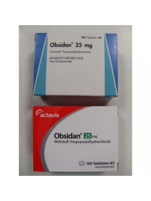 OBSIDAN. 25 mg. 50 tablets