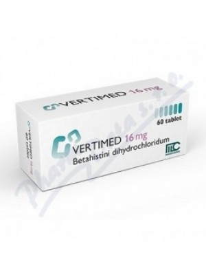 VERTIMED 16 mg. 60 tablets