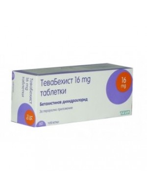 TEVABEHIST 16 mg. 60 tablets