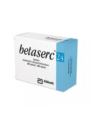 BETASERC 24 mg. 50 tablets