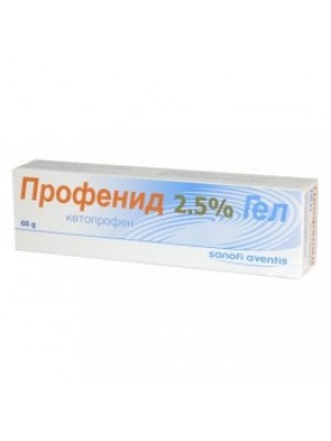 Profenid gel 2.5% 60 g.