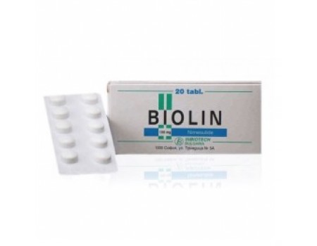 BIOLIN 100 mg. 20 tablets
