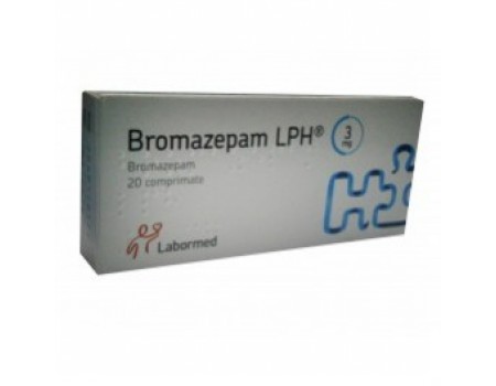 Bromazepam 3mg. 30 tablets