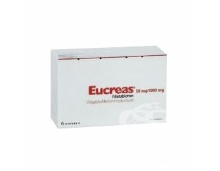 EUCREAS. 50 mg. / 1000 mg. 60 tablets