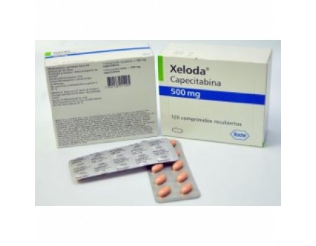 Capecitabine 500 mg. 120 tablets