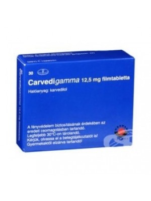 CARVEDIGAMMA 12.5 mg. 30 tablets