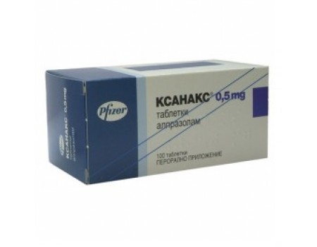 Xanax 0.5 mg. 100 tablets