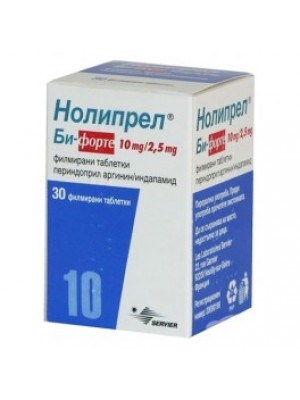NOLIPREL BI-Fort table. 10 mg. / Mg 2.5