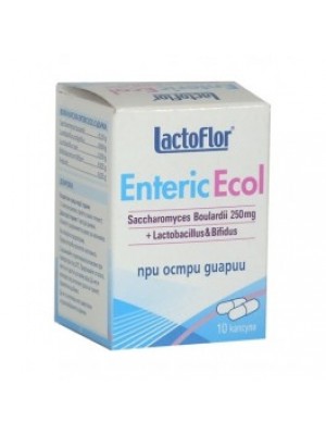 LACTOFLOR ENTERICECOL. 10 capsules