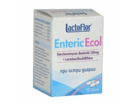 LACTOFLOR ENTERICECOL. 10 capsules