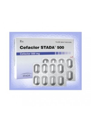 Cefaclor 500 mg. 16 capsules