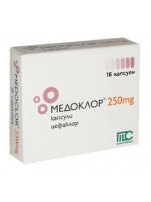 MEDOCLOR 250 mg. 16 capsules