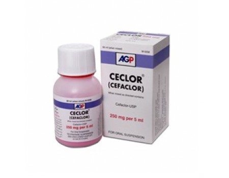 Ceclor syrup 250 mg. / 5 ml.