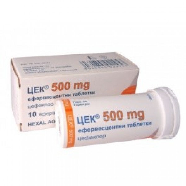 CEC 500 mg. 10 tablets