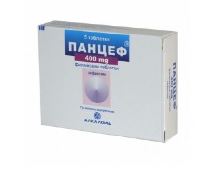 PANCEF 400 mg. 5 tablets