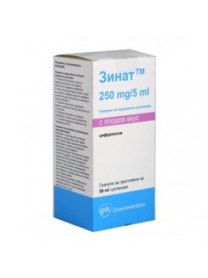 ZINNAT 250 mg. / 5 ml. 50 ml.