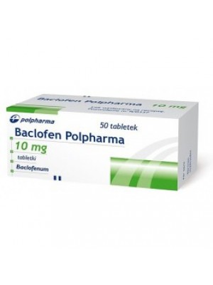 Baklofen 10 mg. 50 tablets