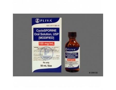 Cyclosporine. 100 mg. / Ml. 50 ml.