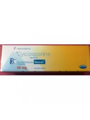 Cyclosporine 50 mg. 50 capsules