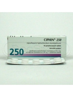 CIPHIN 250 mg. 10 tablets
