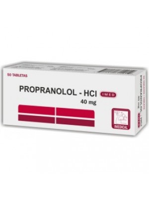 Propranolol 40 mg. 30 tablets