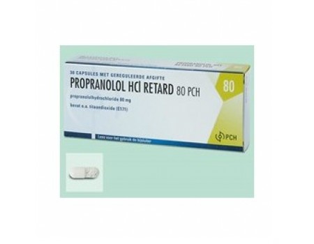 Propranolol 80 mg. 30 tablets