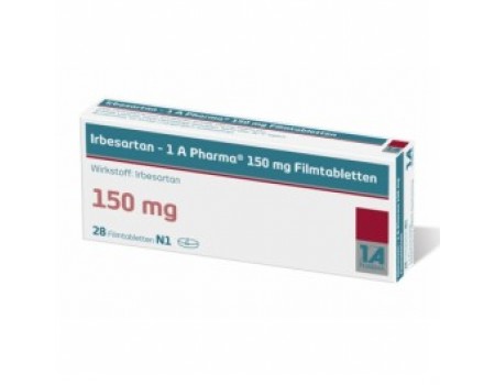 Irbesartan 150 mg. 28 tablets