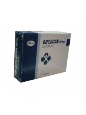 Diflucan 50 mg. 7 capsules