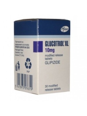 GLUCOTROL 10 mg. 30 tablets
