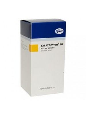 SALAZOPYRIN 500 mg. 100 tablets