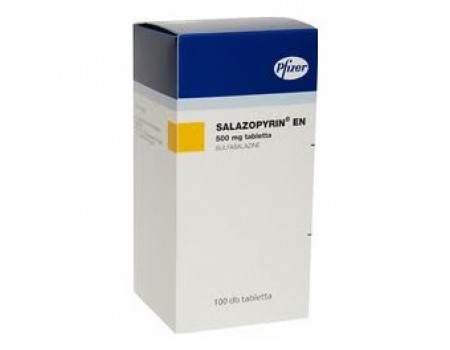 SALAZOPYRIN 500 mg. 100 tablets