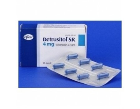 DETRUSITOL SR 4 mg. 7 tablets