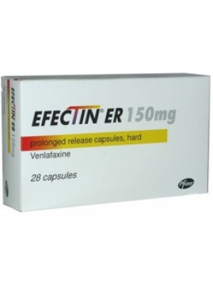 EFECTIN ER 150 mg. 28 tablets