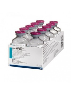 Tazocin 4 g. / 0.5 g. 12 vial