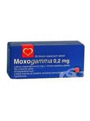 MOXOGAMMA 0.2 mg. 30 tablets
