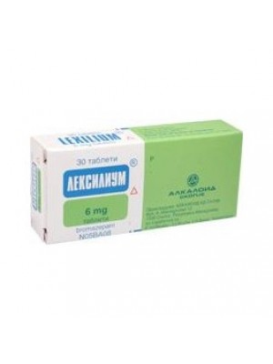 Lexilium 6 mg. 30 tablets