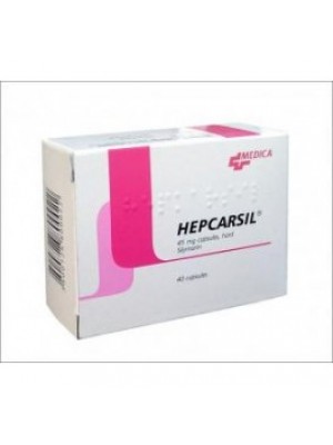 HEPCARSIL 45 mg. 40 capsules