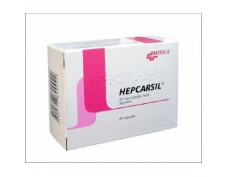 HEPCARSIL 45 mg. 40 capsules