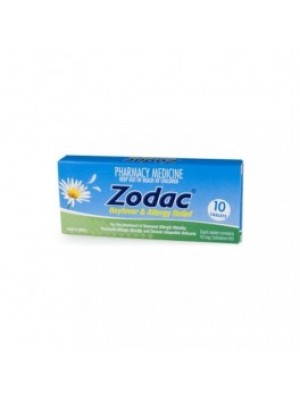 ZODAC 10 mg. 10 tablets