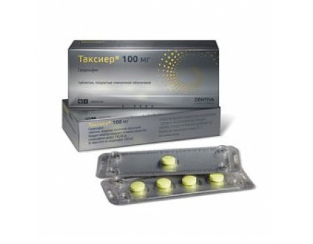 TAXIER 100 mg. 4 tablets