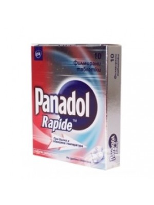 PANADOL RAPIDE 500 mg. 10 tablets