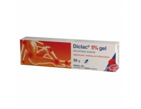 DICLAC gel 5% 50 g.