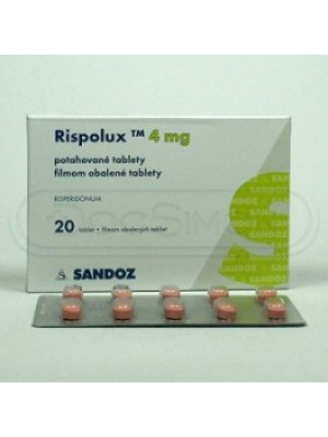 RISPOLUX 4 mg. 30 tablets