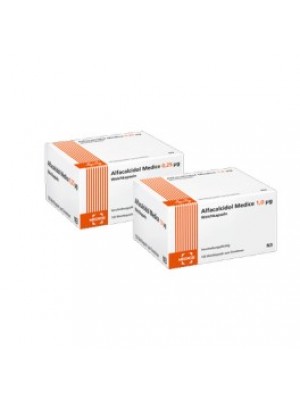 Alfacalcidol 1 mcg. 60 capsules