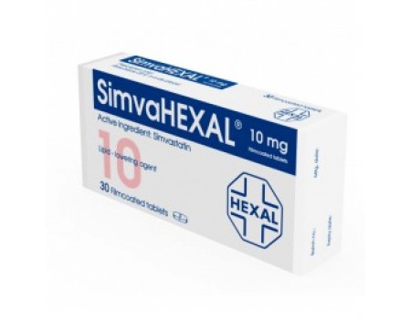 SIMVAHEXAL 10 mg. 30 tablets