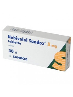 Nebivolol 5 mg. 60 tablets
