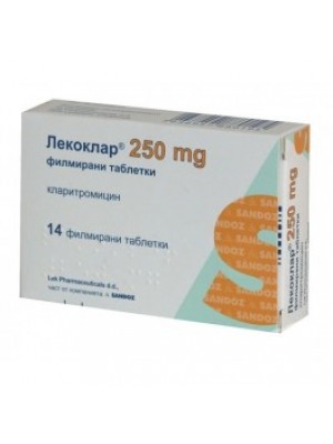 LEKOKLAR 14 tablets 250 mg.