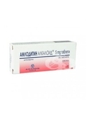 Amlodipine table . 5mg. 30 alkaloids table