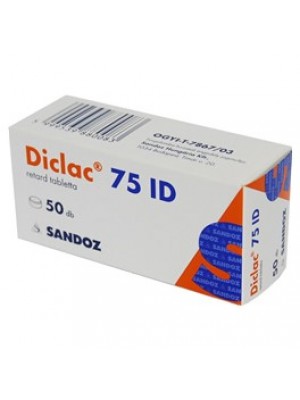 DICLAC retard 75 mg. 50 tablets